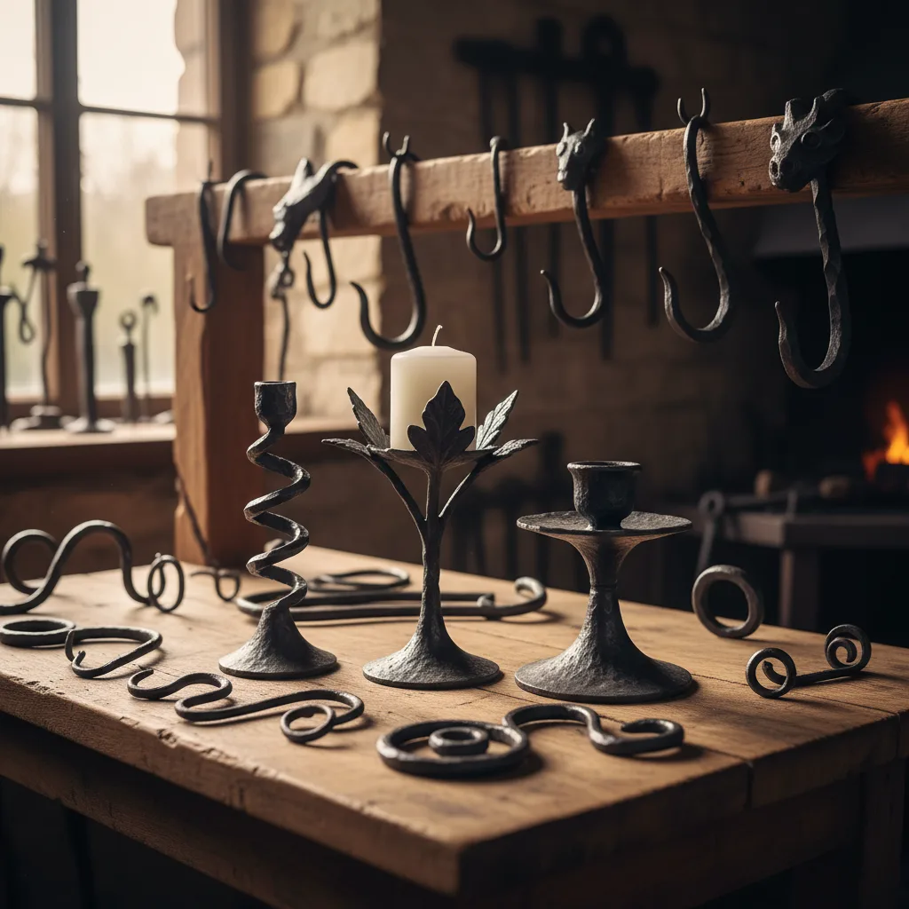 Forged Iron collection of hand-forged iron goods
