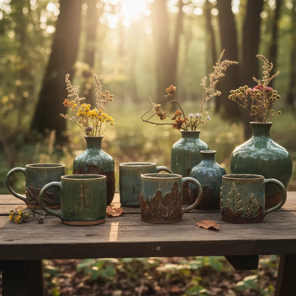 Woodland Ceramics collection of glazed stoneware